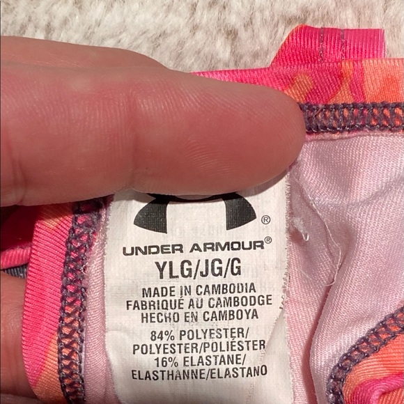 Under Armour Youth Razorback Tank Top Youth Large - Picture 3 of 5